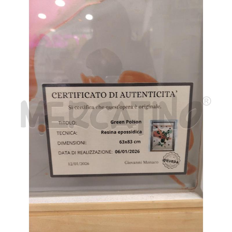 QUADRO  C/ARG ARTE MOD UNICUM | Mercatino dell'Usato Roma eur 5