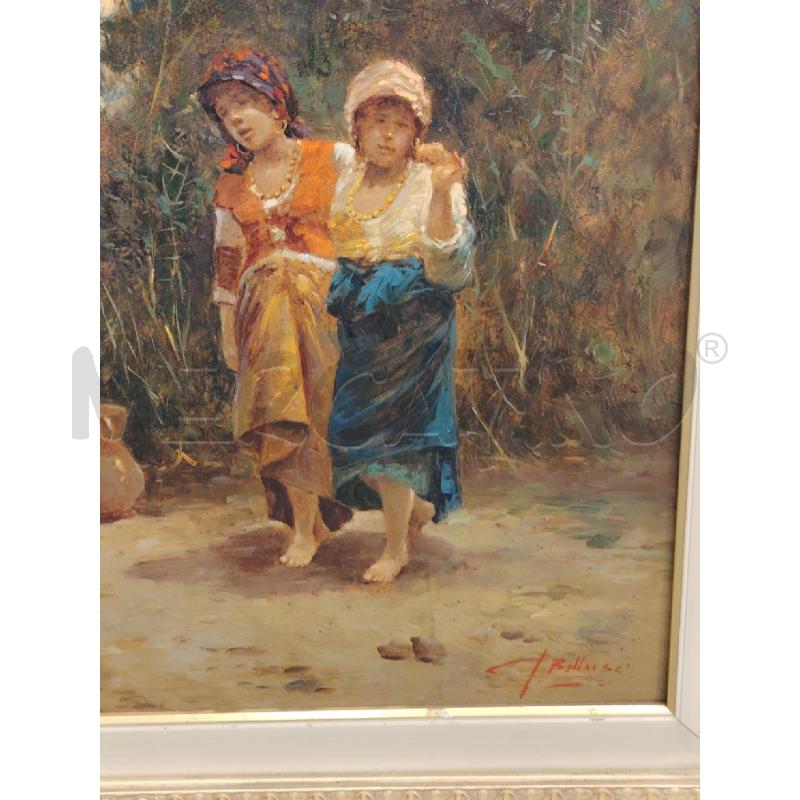 QUADRO IN CAMPAGNA A FIRMA G. BELLUSCI | Mercatino dell'Usato Roma eur 2