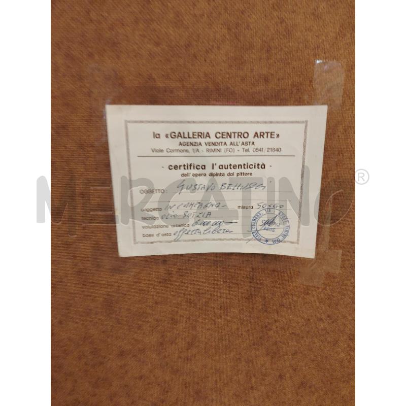 QUADRO IN CAMPAGNA A FIRMA G. BELLUSCI | Mercatino dell'Usato Roma eur 5