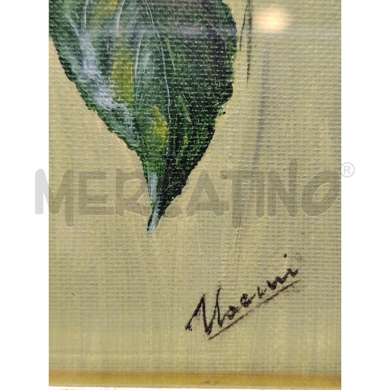 QUADRO   FIRE ROSA CORNICE VERDE | Mercatino dell'Usato Roma eur 2