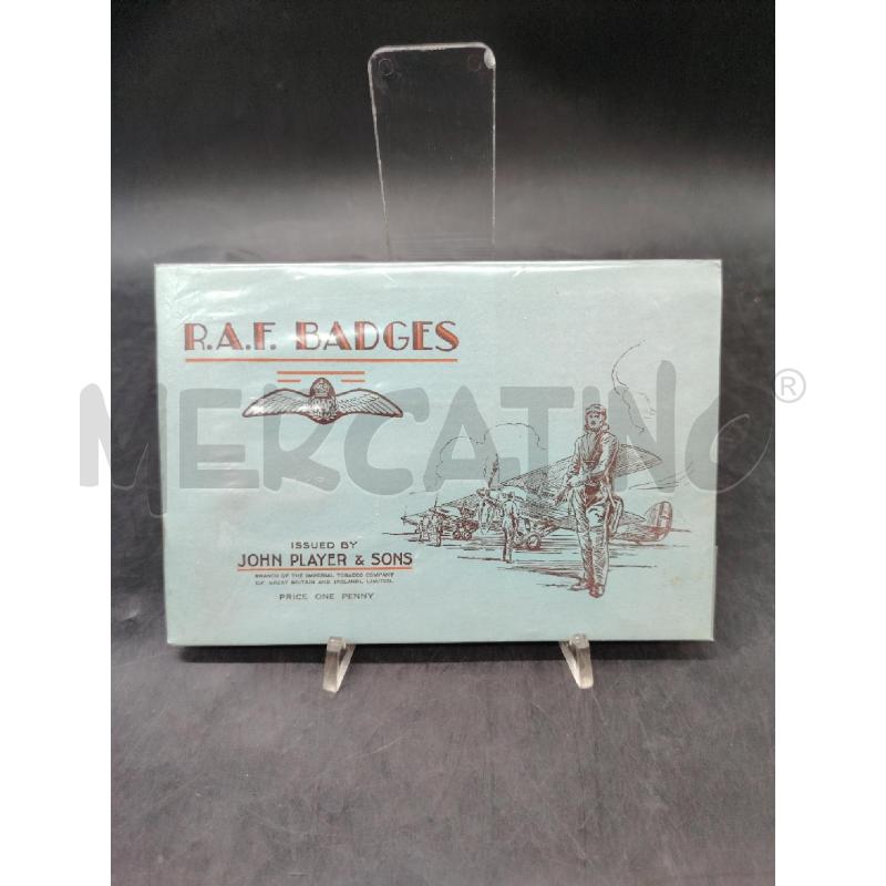 RAF BADGES ISSUED BY JOHN PLAYER | Mercatino dell'Usato Roma eur 1