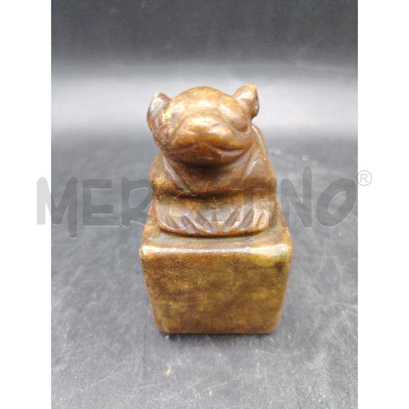 RANA IN PIETRA ORIENTALE  | Mercatino dell'Usato Roma eur 1