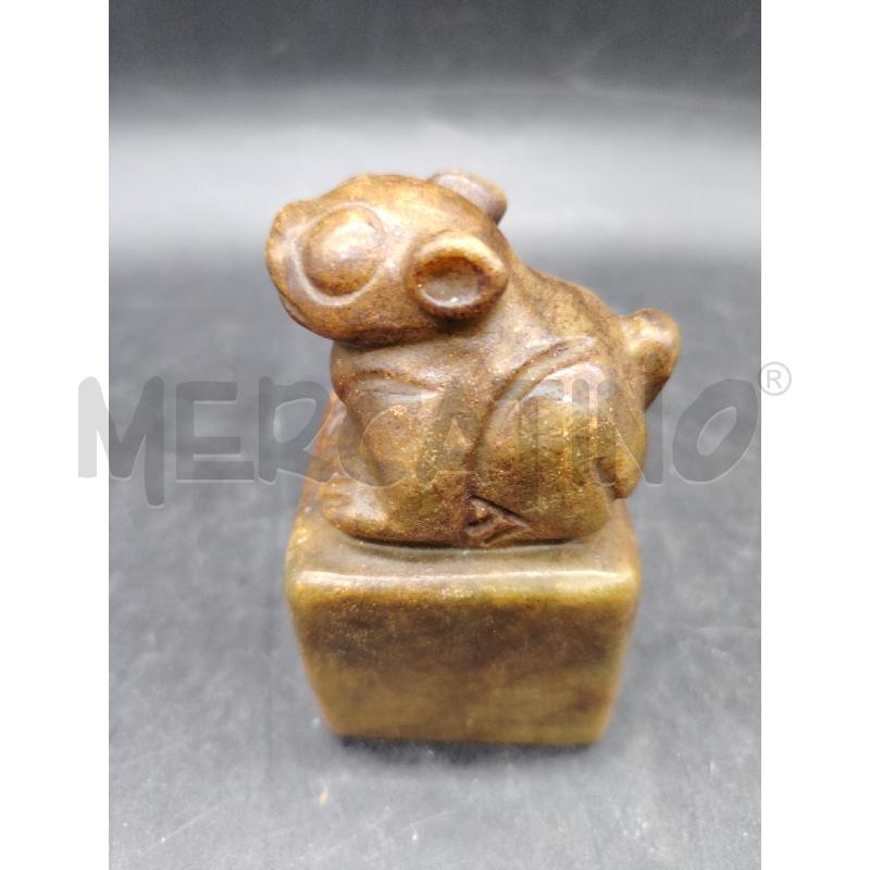RANA IN PIETRA ORIENTALE  | Mercatino dell'Usato Roma eur 2