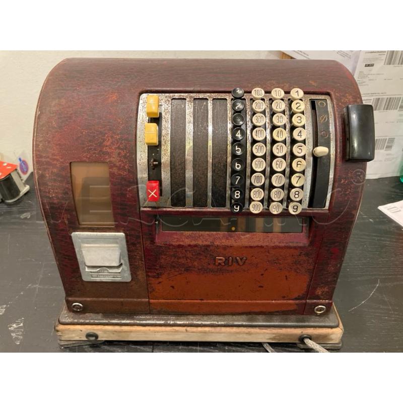 REGISTRATORE DI CASSA ANNI 40 DA RIV  | Mercatino dell'Usato Roma eur 1