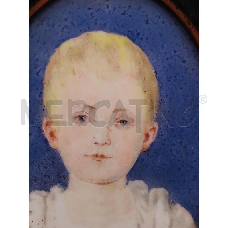 RITRATTO SU PORCELLANA  BAMBINO | Mercatino dell'Usato Roma eur 3