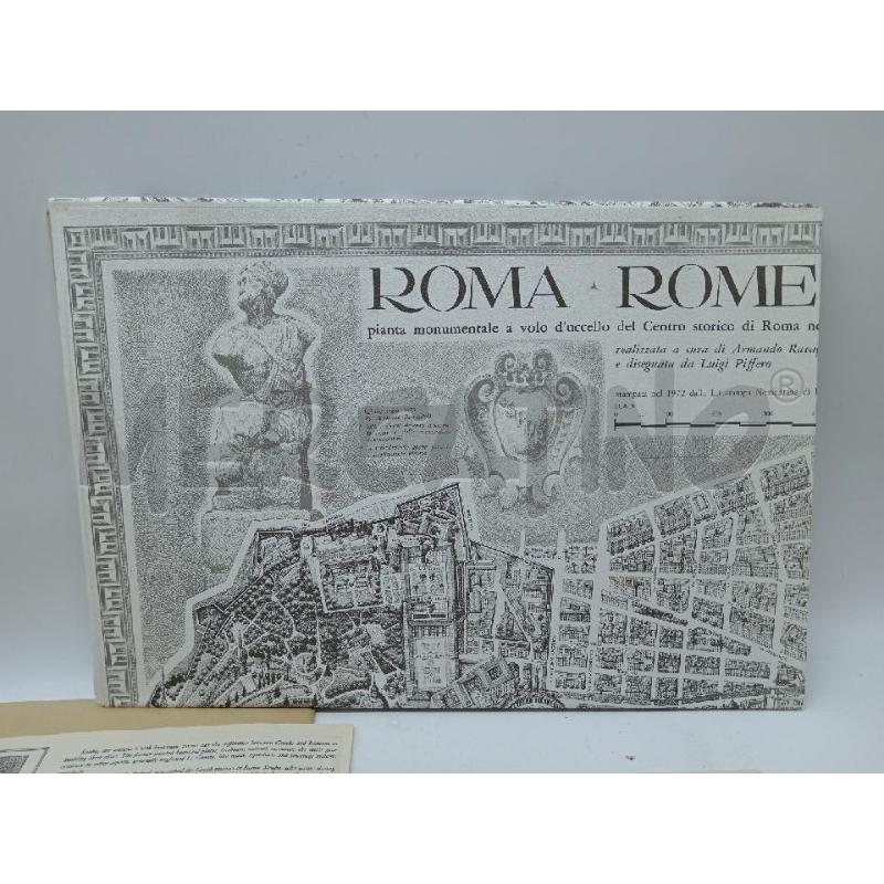 ROMA ROME ROM 1970 PIANTA MONUMENTALE  | Mercatino dell'Usato Roma eur 5