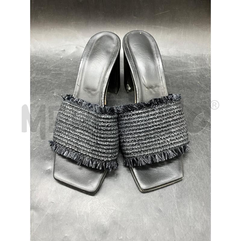 SABOT CARLA G NE FASCIA RAFFIA | Mercatino dell'Usato Roma eur 2
