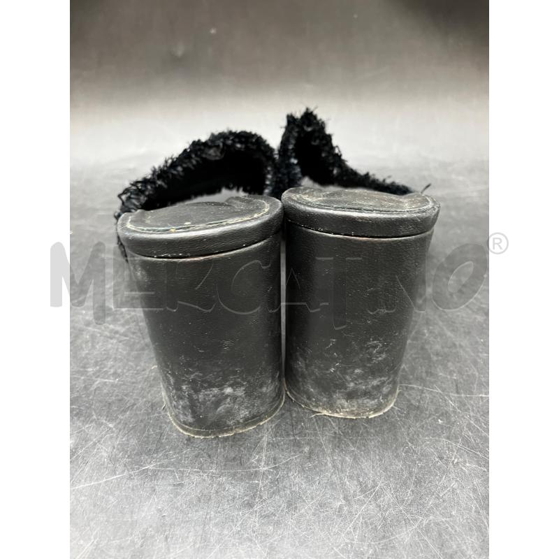 SABOT CARLA G NE FASCIA RAFFIA | Mercatino dell'Usato Roma eur 4