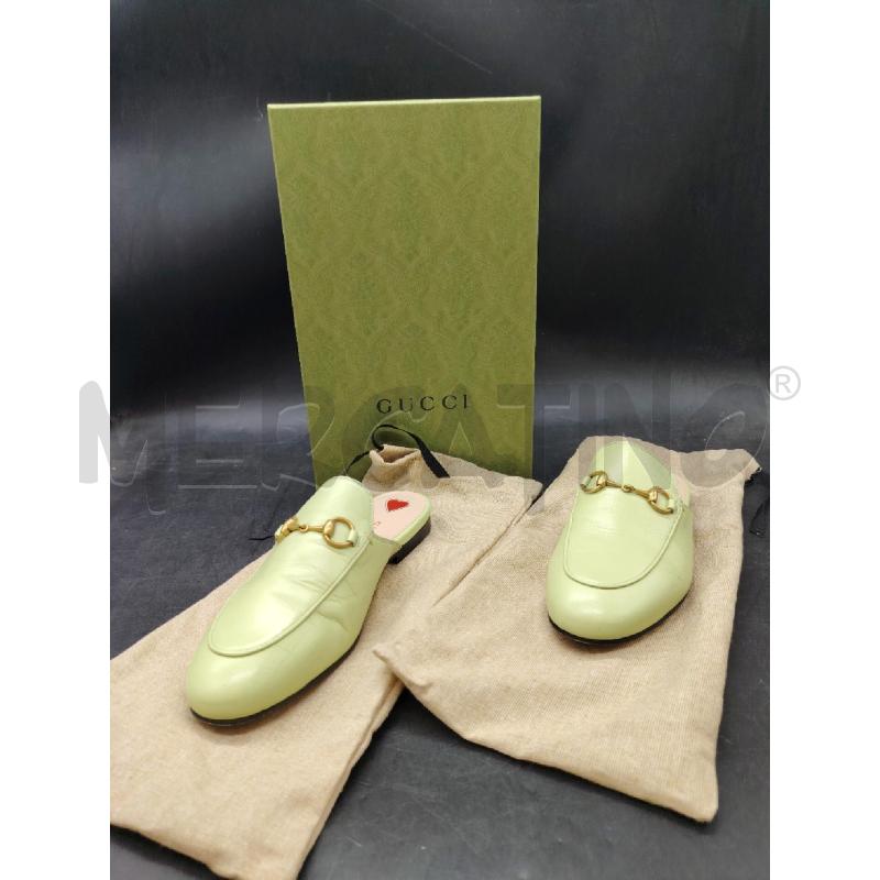 SABOT SCATO GUCCI VERDE MORSETTO DOR | Mercatino dell'Usato Roma eur 1