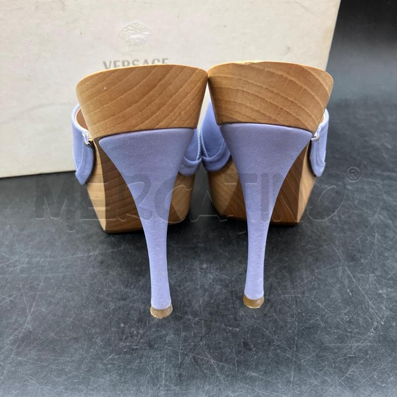 SABOT TACCO VERSACE SCATOLA LILLA MEDUSA | Mercatino dell'Usato Roma eur 4