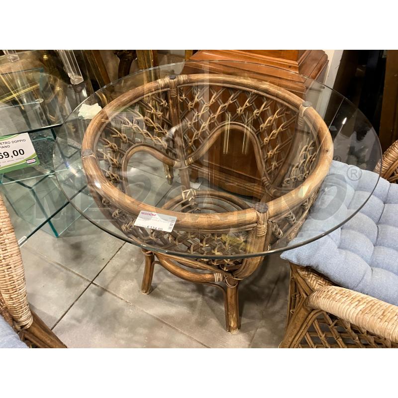SALOTTO COMPLETO BAMBOO 4PZ | Mercatino dell'Usato Roma eur 4