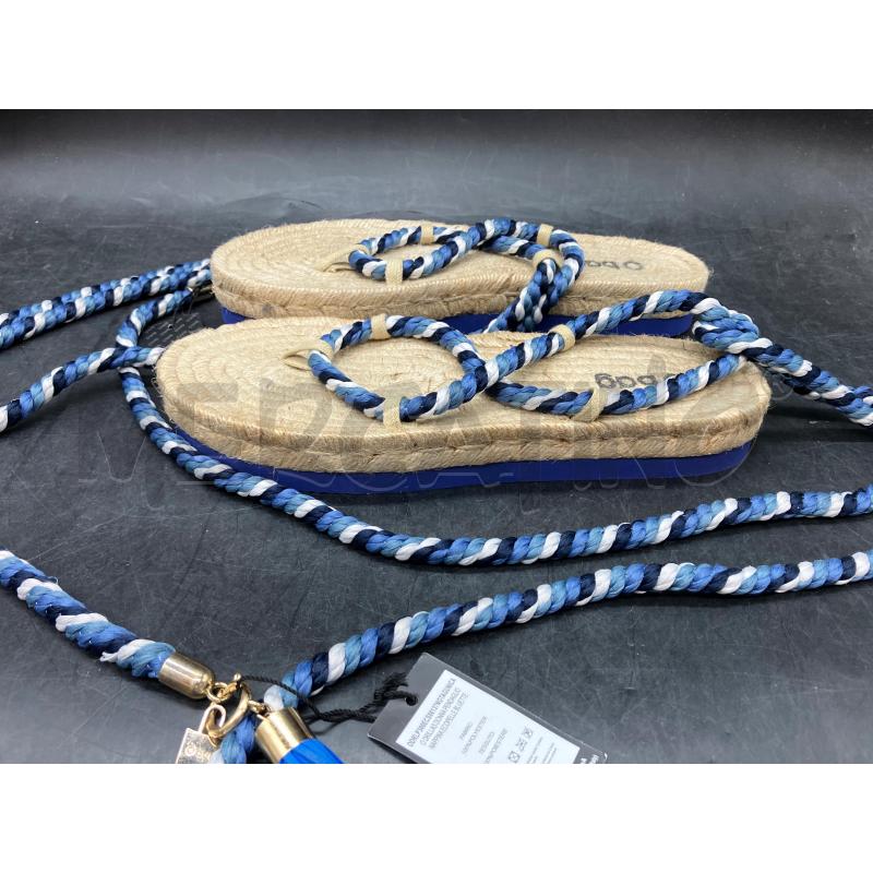 SANDALI ALLA SCHIAVA OBAG CORDA BLU + RICAMBIO | Mercatino dell'Usato Roma eur 3