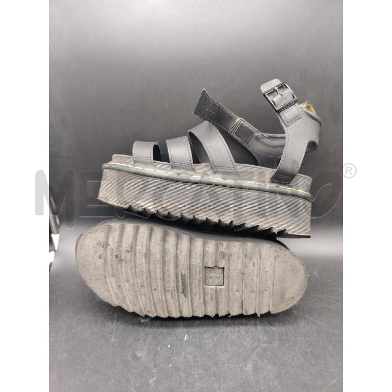 SANDALI D DR MARTENS NERI FASCE PARA ALTA  | Mercatino dell'Usato Roma eur 3