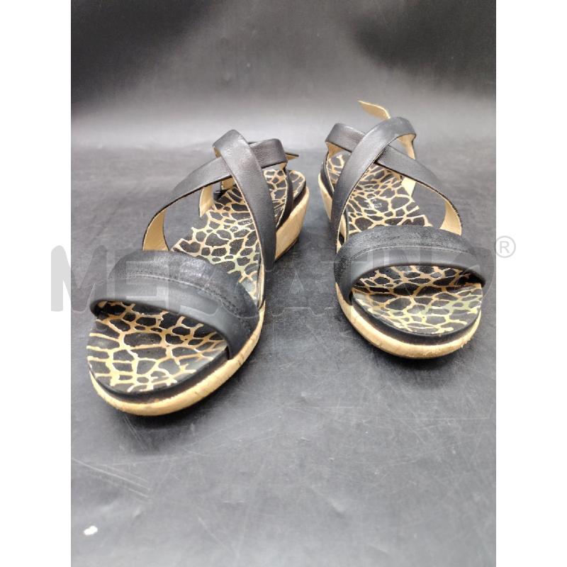 SANDALI D GEOX NERO SUGHERO | Mercatino dell'Usato Roma eur 1