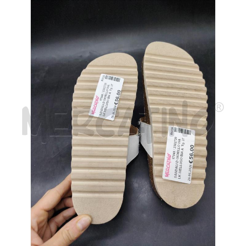 SANDALI D GIOIELLO WALK MELLUSO BIA ARG | Mercatino dell'Usato Roma eur 3