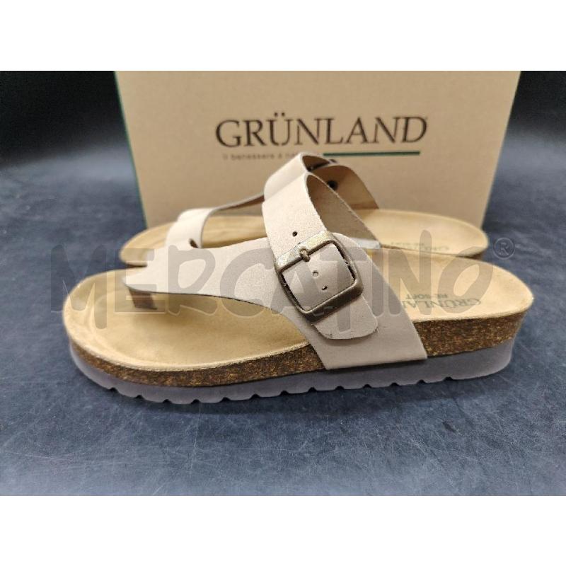 SANDALI D GRUNLAND SCATO BEIGE | Mercatino dell'Usato Roma eur 3