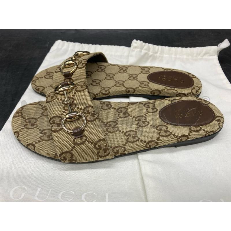 SANDALI D GUCCI MONOGRAM HORSEBIT | Mercatino dell'Usato Roma eur 3