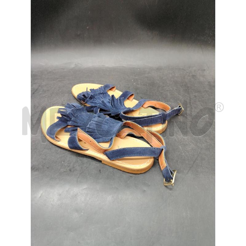SANDALI D GUJA BLU FRANGE | Mercatino dell'Usato Roma eur 2