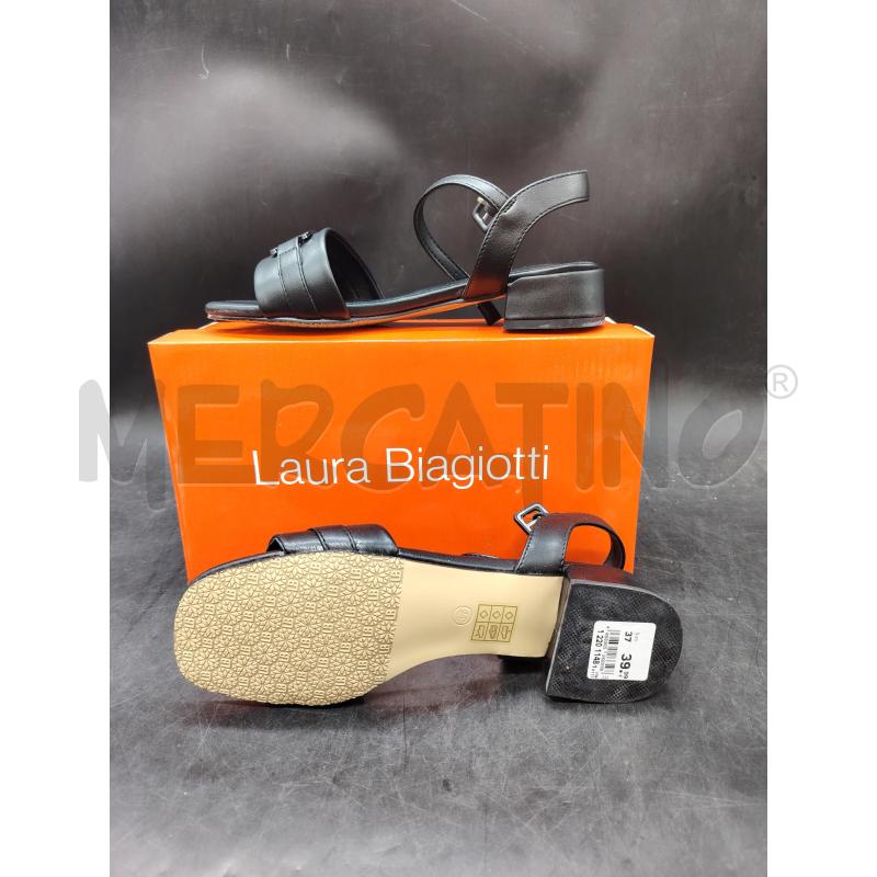 SANDALI D LAURA BIAGIOTTI SCATOLA NE  | Mercatino dell'Usato Roma eur 3