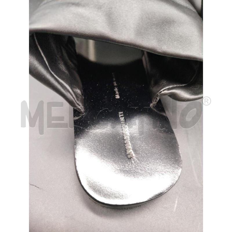 SANDALI D LIVIANA CONTI NERO PELLE | Mercatino dell'Usato Roma eur 3