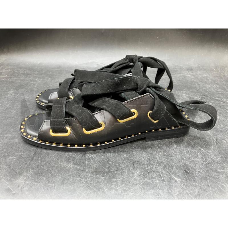 SANDALI D MAJE SCATOLA NERO LACCIO VELLUTO | Mercatino dell'Usato Roma eur 4
