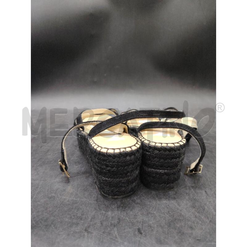 SANDALI D MANEBI CORDA NERO | Mercatino dell'Usato Roma eur 2