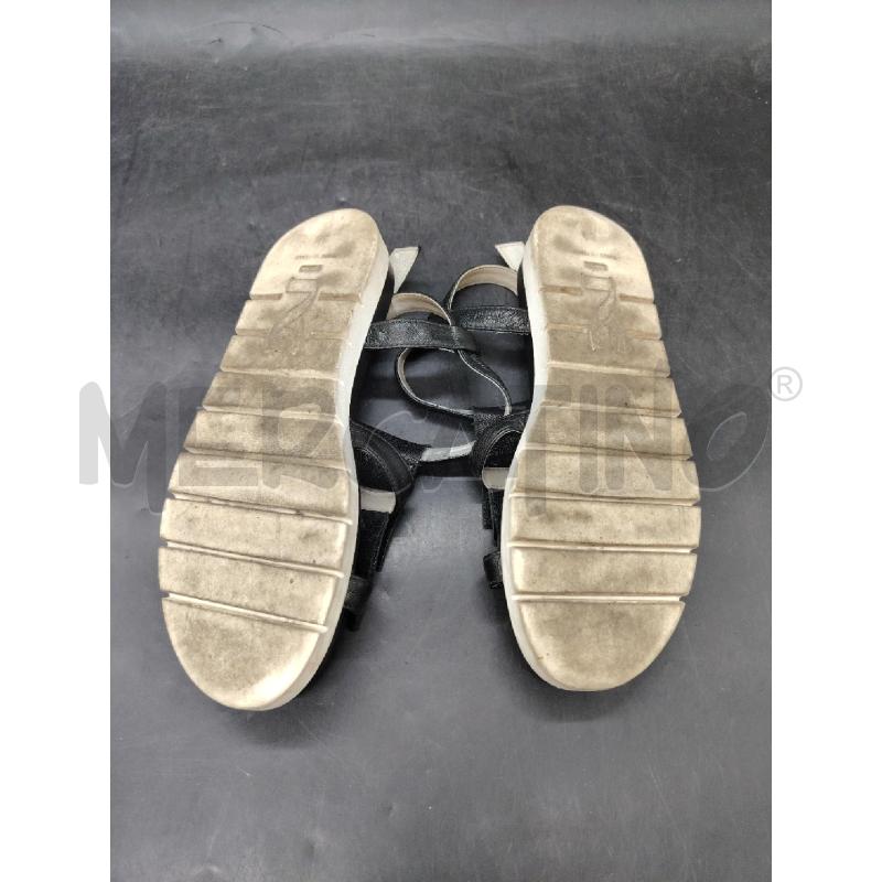 SANDALI D NERO GIARDINI NERO FRANGE  | Mercatino dell'Usato Roma eur 3