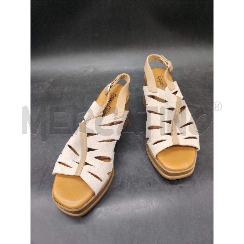 SANDALI D RAQUEL PEREZ FASCIA RS SCAMO  | Mercatino dell'Usato Roma eur 1