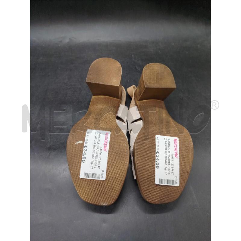 SANDALI D RAQUEL PEREZ FASCIA RS SCAMO  | Mercatino dell'Usato Roma eur 3