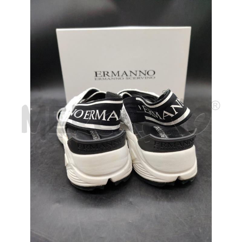 SANDALI D SCATO ERMANNO SCERVINO PAILETTES BIA  | Mercatino dell'Usato Roma eur 2