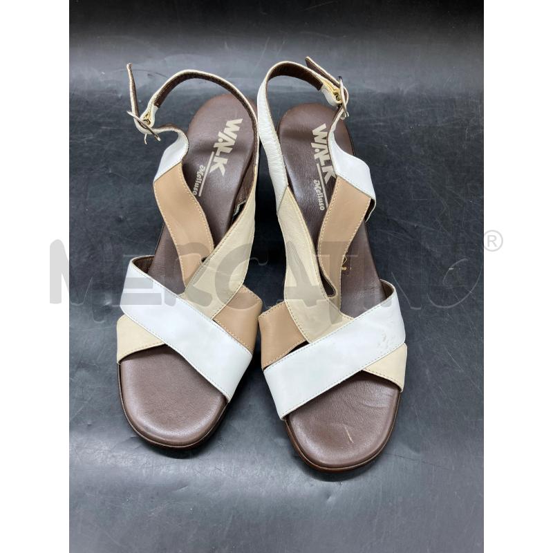 SANDALI D WALK MELLUSO MARR BEIGE | Mercatino dell'Usato Roma eur 2