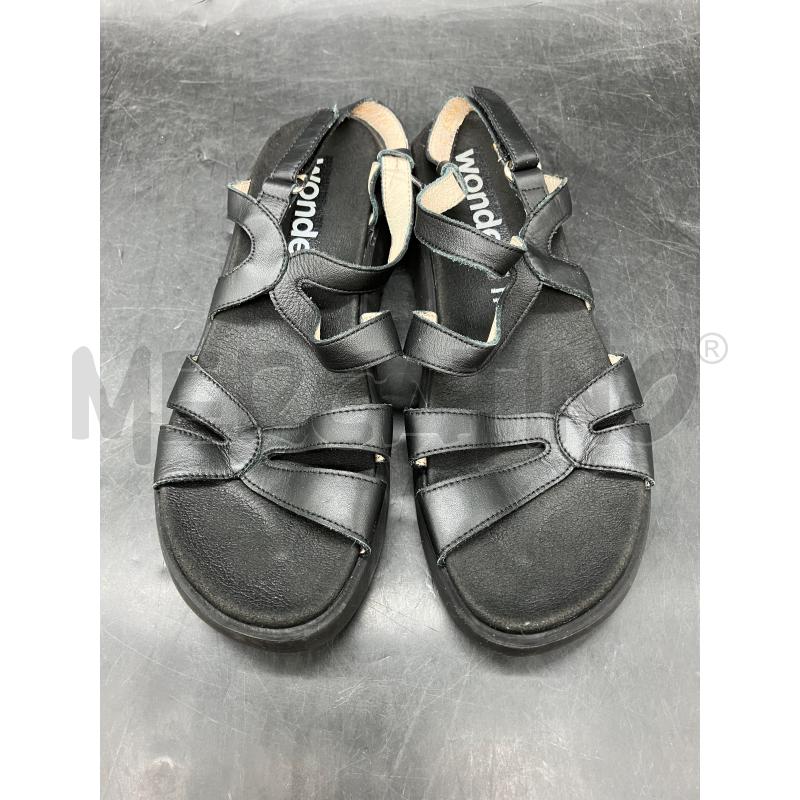 SANDALI D WONDERS NERI  | Mercatino dell'Usato Roma eur 2