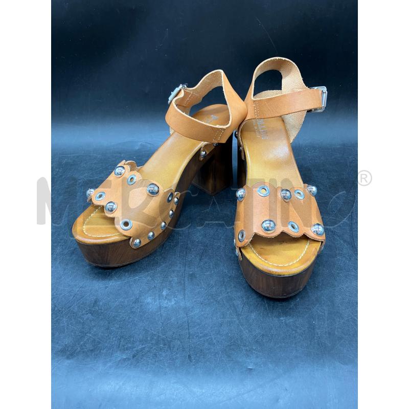 SANDALI POLLINI BISCOTTO BORCHIE PIATTE | Mercatino dell'Usato Roma eur 1