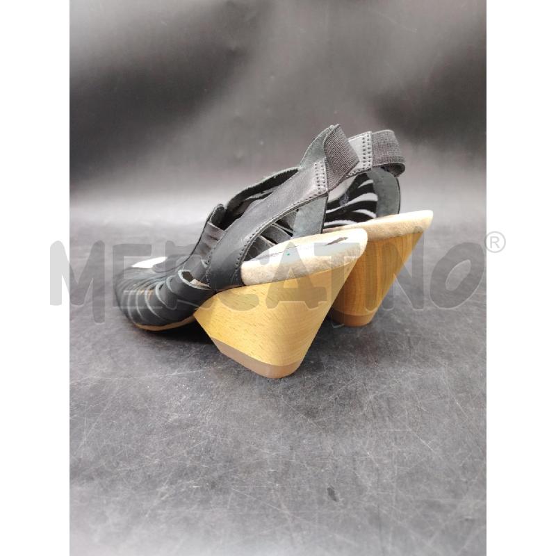 SANDALI TACCO CAMPER NERO FASCE | Mercatino dell'Usato Roma eur 2