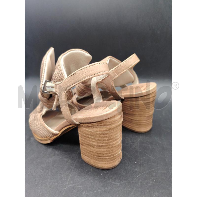 SANDALI TACCO D DEICOLLI PELLE FIOCCO NODO MARR TEX36TURE | Mercatino dell'Usato Roma eur 2