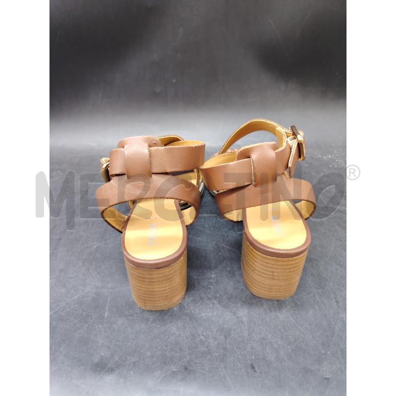 SANDALI TACCO GEOX MARRONE FASCIA | Mercatino dell'Usato Roma eur 4
