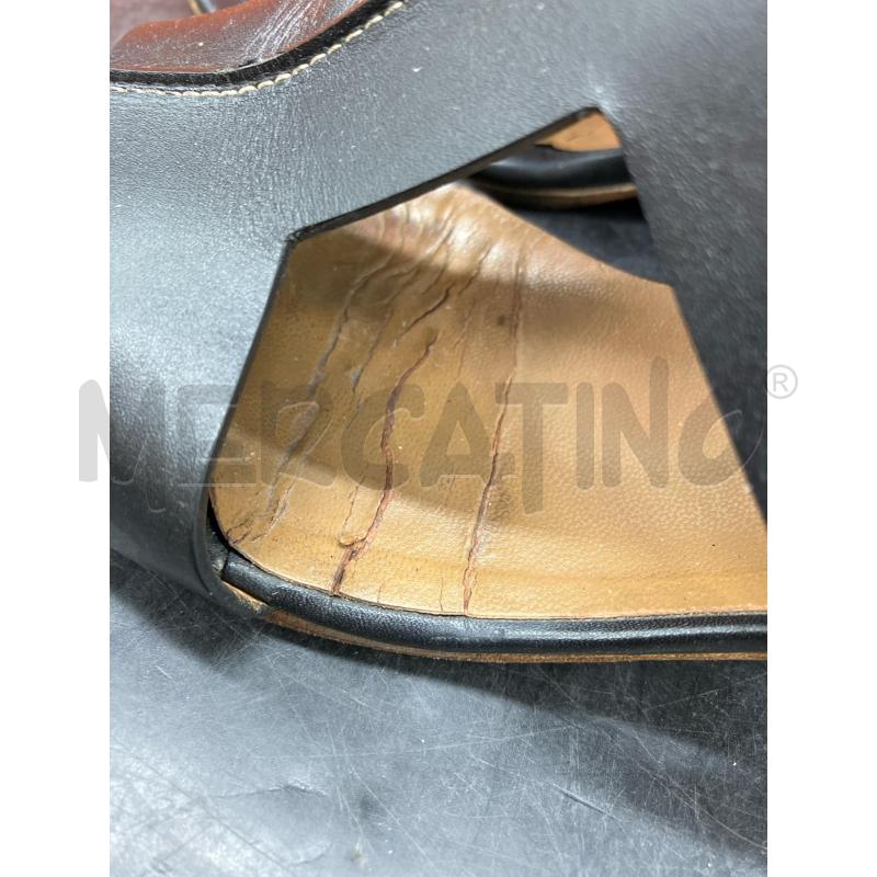 SANDALI TACCO HERMES NERO DA RIV SCATO | Mercatino dell'Usato Roma eur 4
