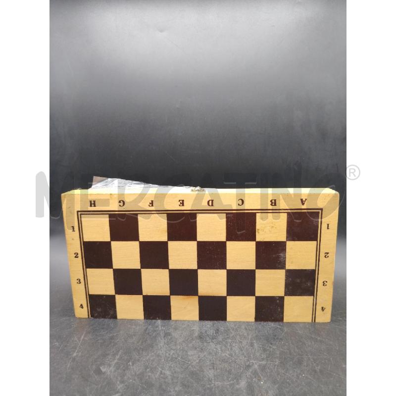 SCACCHIERA LEGNO  | Mercatino dell'Usato Roma eur 1