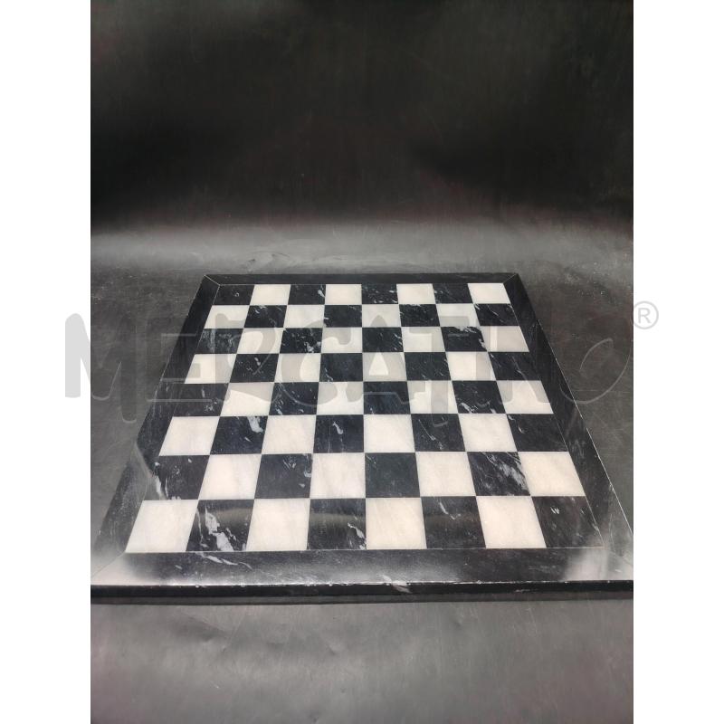 SCACCHIERA MARMO CON PEDINE | Mercatino dell'Usato Roma eur 1