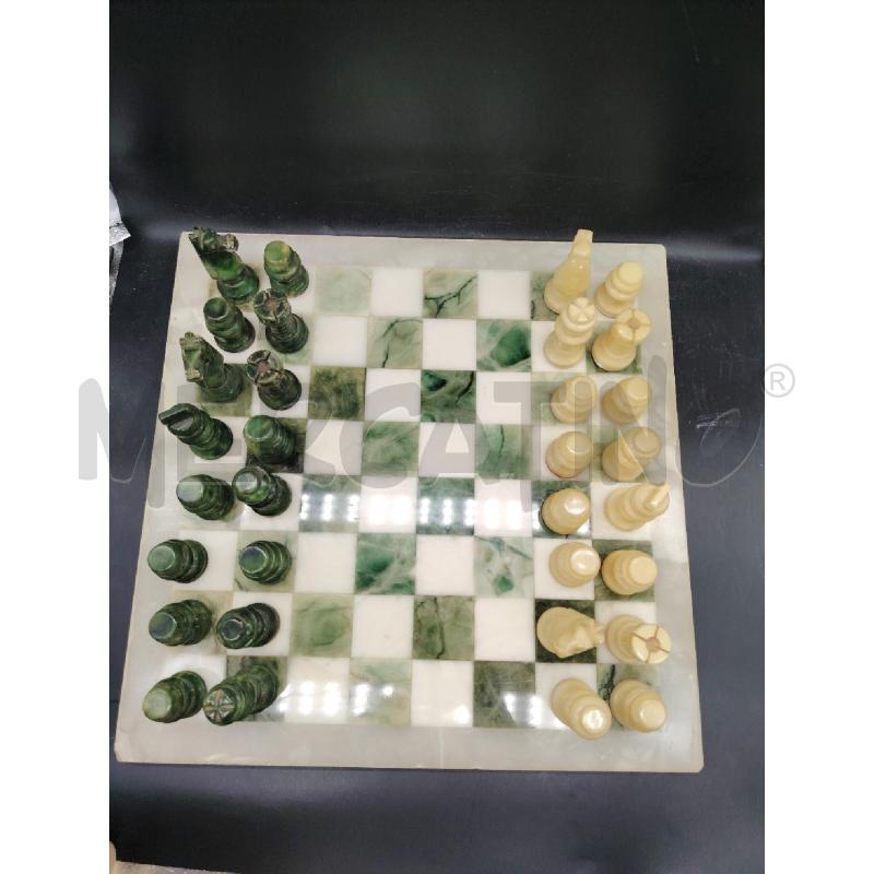 SCACCHIERA ONOCE BIA E VERDE + DAMA ACC VARI | Mercatino dell'Usato Roma eur 3