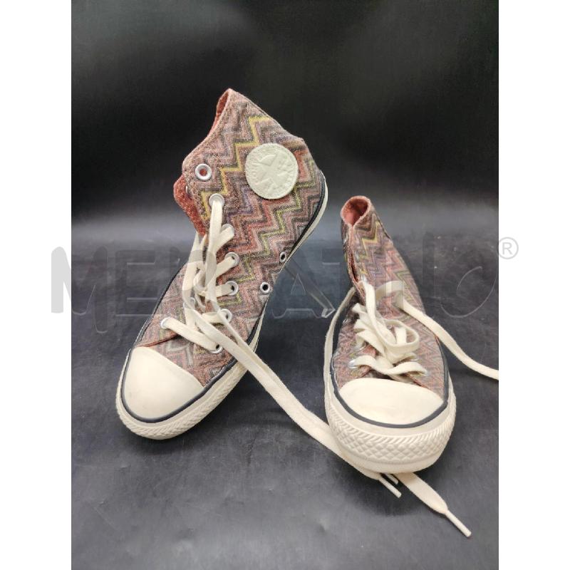 SCARPE CONVERSE X MISSONI ZIGZAG TELA LUREX | Mercatino dell'Usato Roma eur 1