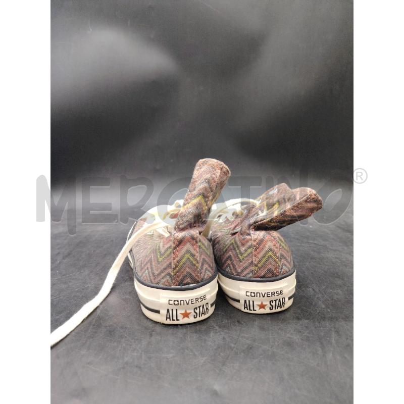 SCARPE CONVERSE X MISSONI ZIGZAG TELA LUREX | Mercatino dell'Usato Roma eur 2
