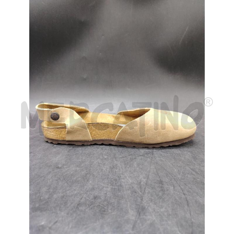 SCARPE D BIRKENSTOCK BEIGE PELLE | Mercatino dell'Usato Roma eur 2