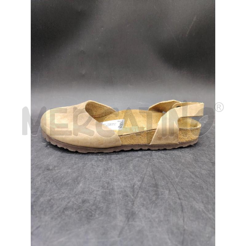 SCARPE D BIRKENSTOCK BEIGE PELLE | Mercatino dell'Usato Roma eur 3