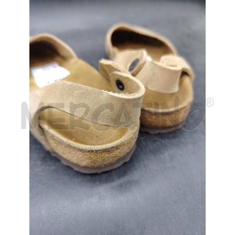 SCARPE D BIRKENSTOCK BEIGE PELLE | Mercatino dell'Usato Roma eur 5