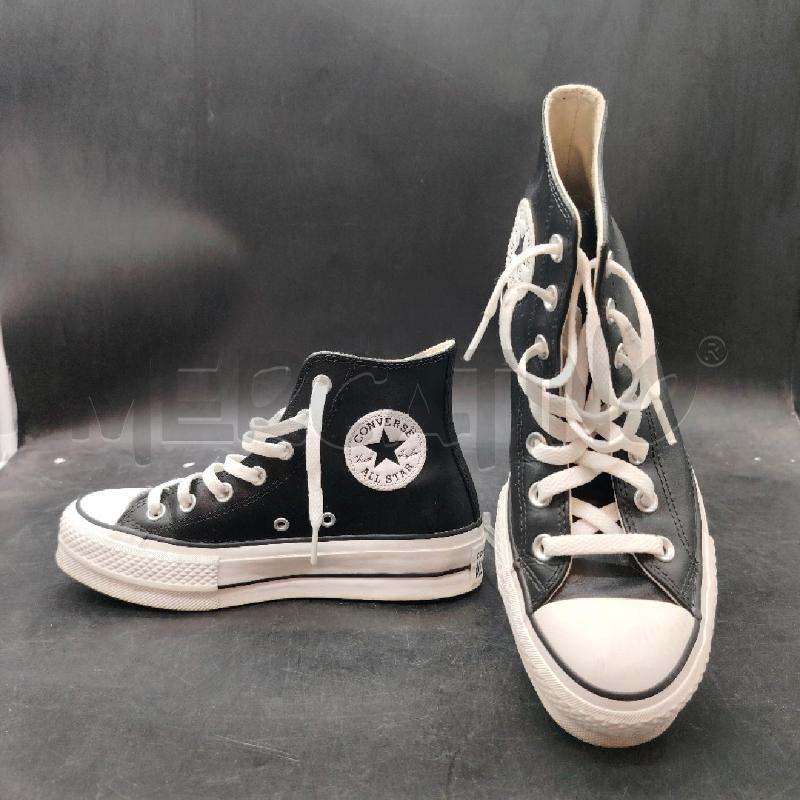 SCARPE D CONVERSE ALL STARS NE PELLE PARA BIA | Mercatino dell'Usato Roma eur 2