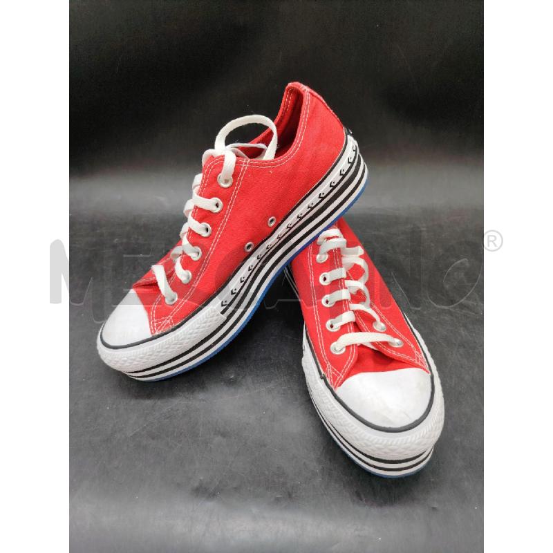 SCARPE D CONVERSE ALL STARS ROSSE | Mercatino dell'Usato Roma eur 1