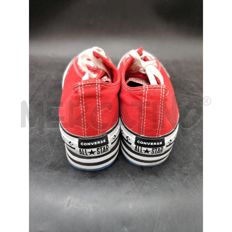SCARPE D CONVERSE ALL STARS ROSSE | Mercatino dell'Usato Roma eur 4