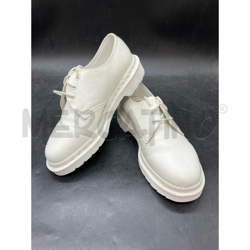 SCARPE D DR MARTENS BIANCHE PELLE | Mercatino dell'Usato Roma eur 1
