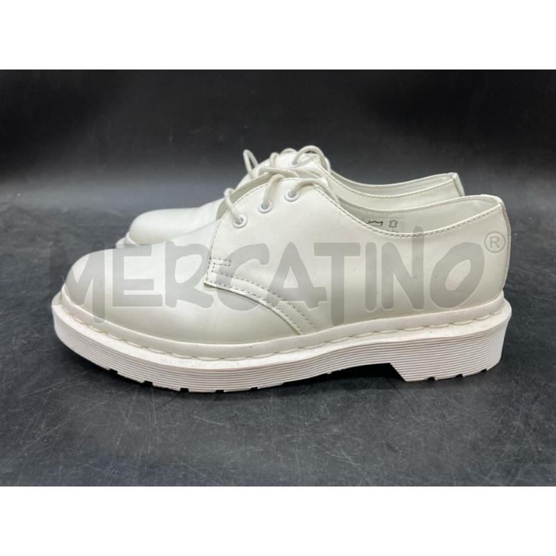 SCARPE D DR MARTENS BIANCHE PELLE | Mercatino dell'Usato Roma eur 3